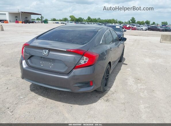 2HGFC2F52GH553899 2016 HONDA CIVIC Серый Задняя правая четверть
