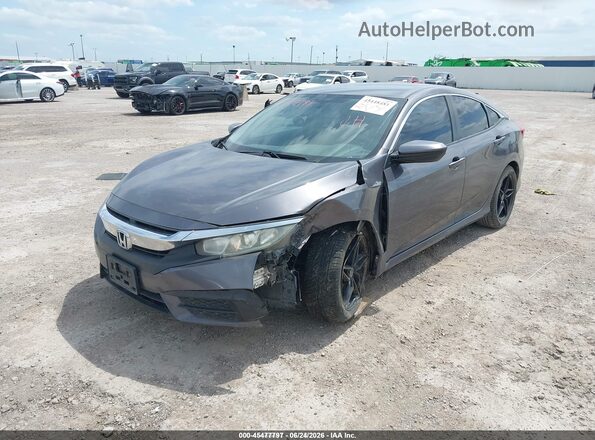 2HGFC2F52GH553899 2016 HONDA CIVIC Серый Передняя левая четверть