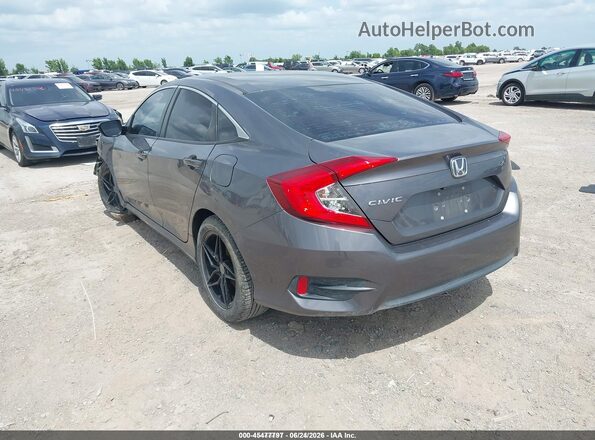 2HGFC2F52GH553899 2016 HONDA CIVIC Серый Задняя левая четверть
