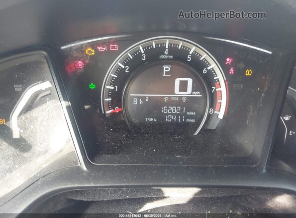 2HGFC2F52GH560268 2016 HONDA CIVIC Red Vista de los asientos traseros