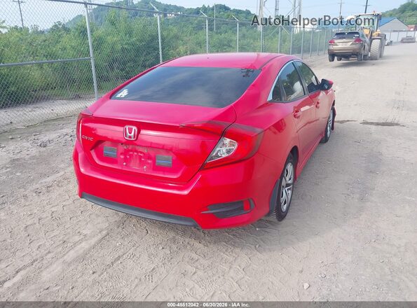 2HGFC2F52GH560268 2016 HONDA CIVIC Red Trasero derecho