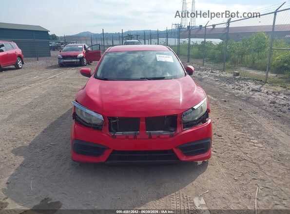 2HGFC2F52GH560268 2016 HONDA CIVIC Red Vista del cuadro de instrumentos