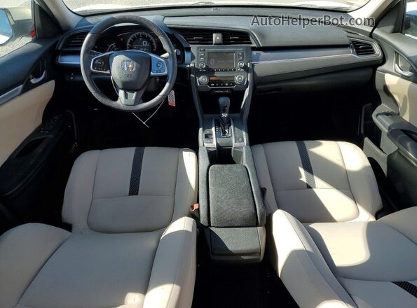 2HGFC2F52GH573392 2016 HONDA CIVIC Белый Вид панели приборов