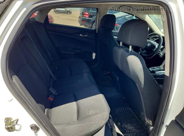 2HGFC2F52HH016354 2017 HONDA CIVIC White Rear seats view