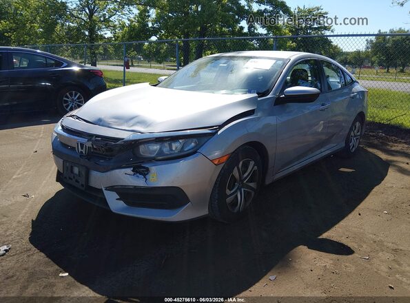 2HGFC2F52HH570462 2017 HONDA CIVIC Silver Vista tres cuartos delantera izquierda