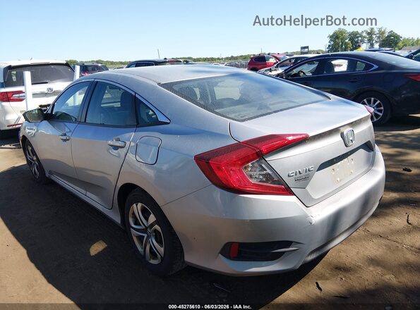 2HGFC2F52HH570462 2017 HONDA CIVIC Silver Trasero izquierdo