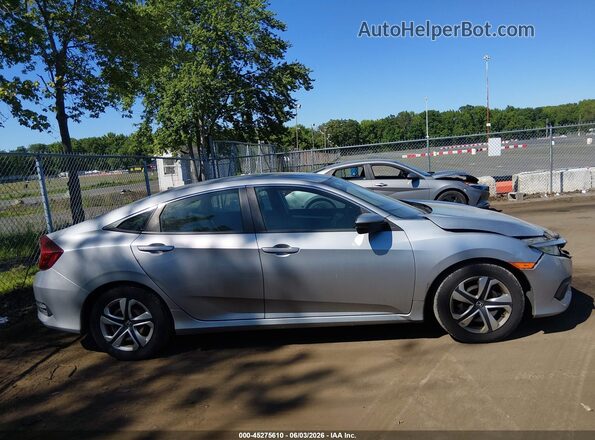 2HGFC2F52HH570462 2017 HONDA CIVIC Silver Vista interior trasera