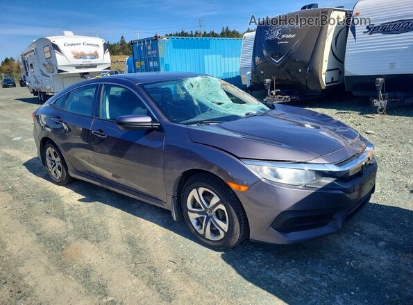 2HGFC2F52JH021043 2018 HONDA CIVIC Charcoal წინა მარჯვენა