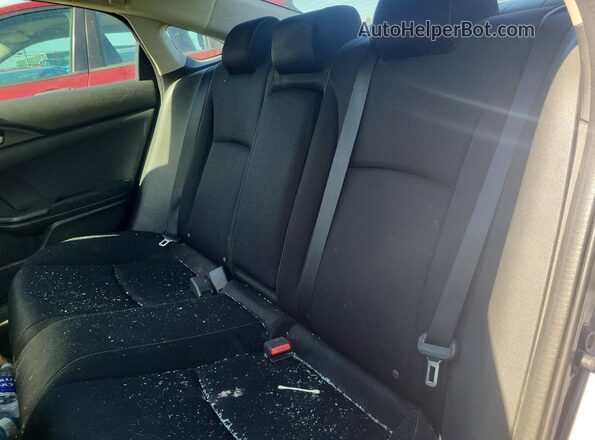 2HGFC2F52JH021043 2018 HONDA CIVIC Charcoal უკანა სავარძლების ხედი