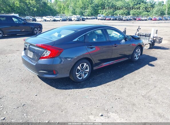 2HGFC2F52JH593228 2018 HONDA CIVIC Gray უკანა მარჯვენა