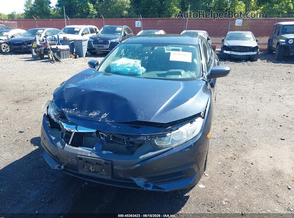 2HGFC2F52JH593228 2018 HONDA CIVIC Gray წინა ხედი