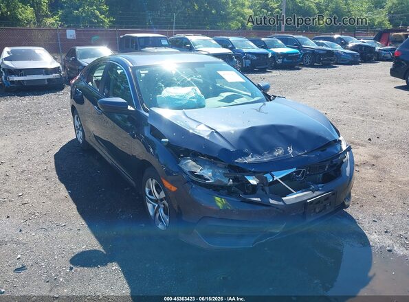 2HGFC2F52JH593228 2018 HONDA CIVIC Gray 