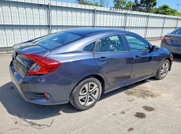 2HGFC2F52JH600355 2018 HONDA CIVIC Синий Задняя правая четверть