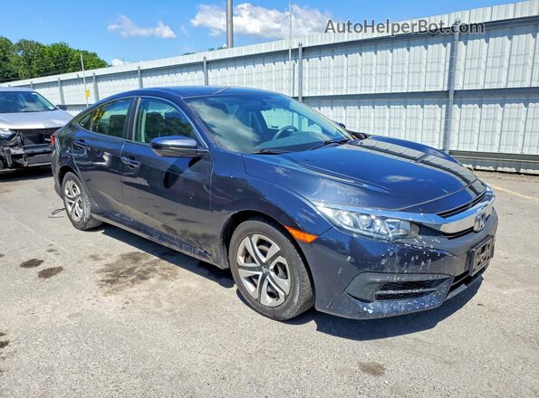 2HGFC2F52JH600355 2018 HONDA CIVIC Синий Передняя правая четверть
