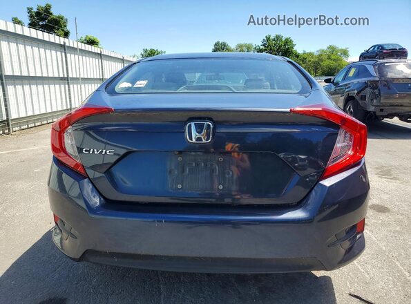 2HGFC2F52JH600355 2018 HONDA CIVIC Синий Вид сзади