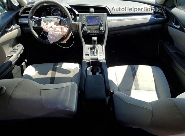 2HGFC2F52JH600355 2018 HONDA CIVIC Синий Вид панели приборов