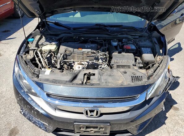 2HGFC2F52JH600355 2018 HONDA CIVIC Синий Вид задней части салона