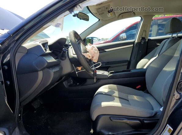 2HGFC2F52JH600355 2018 HONDA CIVIC Синий Вид салона спереди