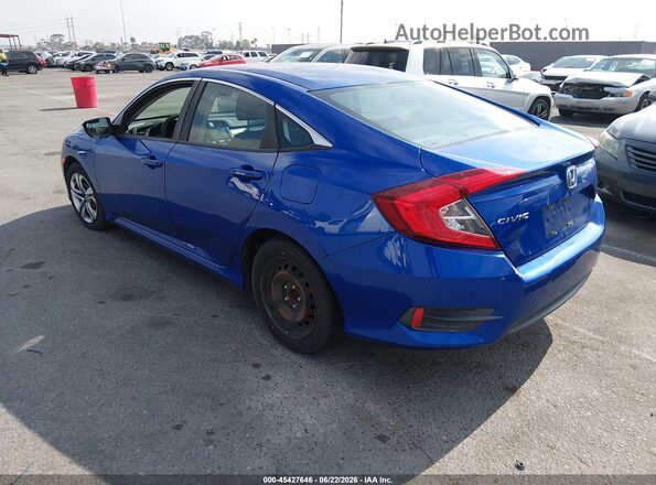 2HGFC2F53GH021366 2016 HONDA CIVIC Синий Задняя левая четверть