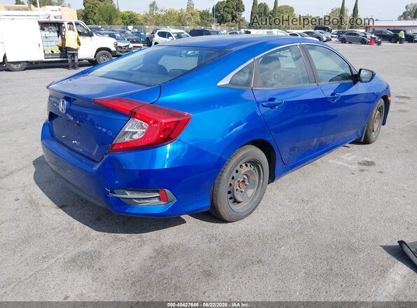 2HGFC2F53GH021366 2016 HONDA CIVIC Синий Задняя правая четверть