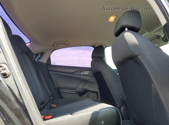 2HGFC2F53GH037471 2016 HONDA CIVIC Black Հետևի նստատեղերի տեսք