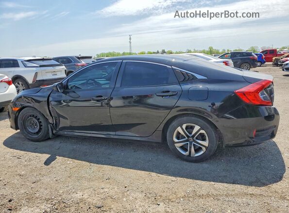 2HGFC2F53GH037471 2016 HONDA CIVIC Black Հետևի ձախ