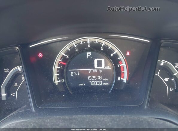 2HGFC2F53GH508423 2016 HONDA CIVIC Черный Вид задних сидений