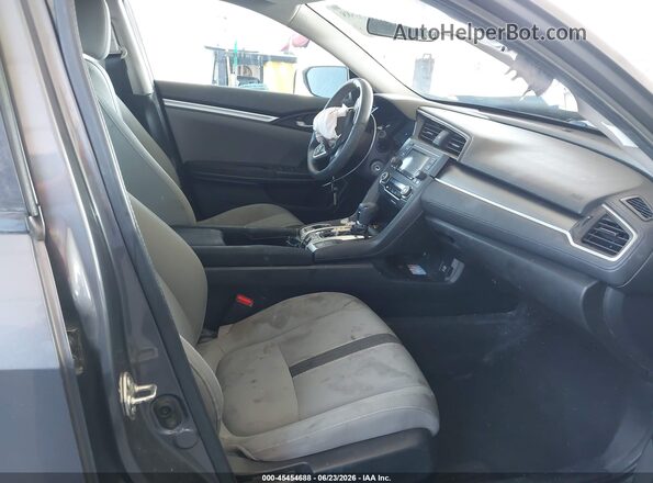2HGFC2F53GH537548 2016 HONDA CIVIC Gray წინა სალონის ხედი