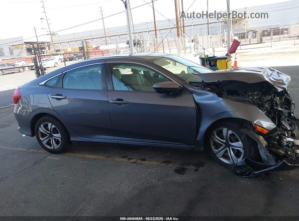 2HGFC2F53GH537548 2016 HONDA CIVIC Gray უკანა სალონის ხედი
