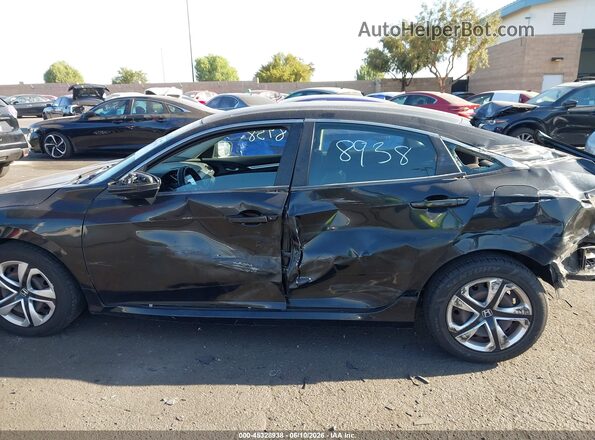 2HGFC2F53GH544788 2016 HONDA CIVIC Black Rear interior view