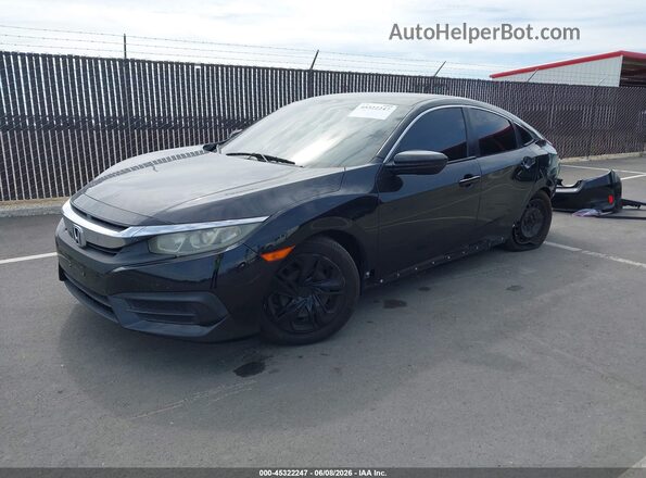 2HGFC2F53GH546377 2016 HONDA CIVIC Black Front left