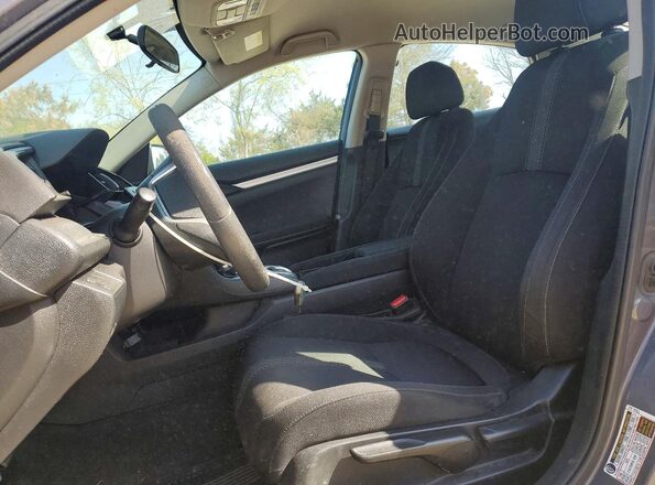 2HGFC2F53HH524204 2017 HONDA CIVIC Gray Front interior view