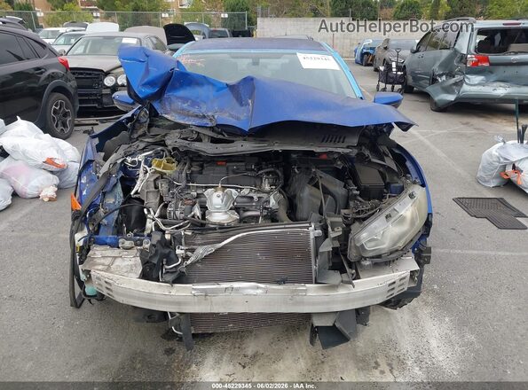 2HGFC2F53JH517159 2018 HONDA CIVIC Blue Vista interior trasera