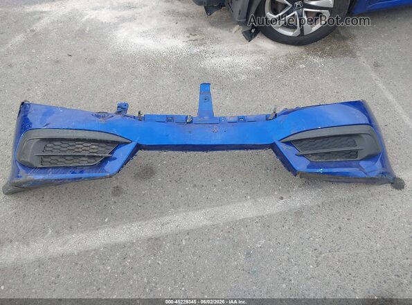 2HGFC2F53JH517159 2018 HONDA CIVIC Blue Vista del cuadro de instrumentos