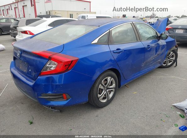 2HGFC2F53JH517159 2018 HONDA CIVIC Blue Trasero derecho