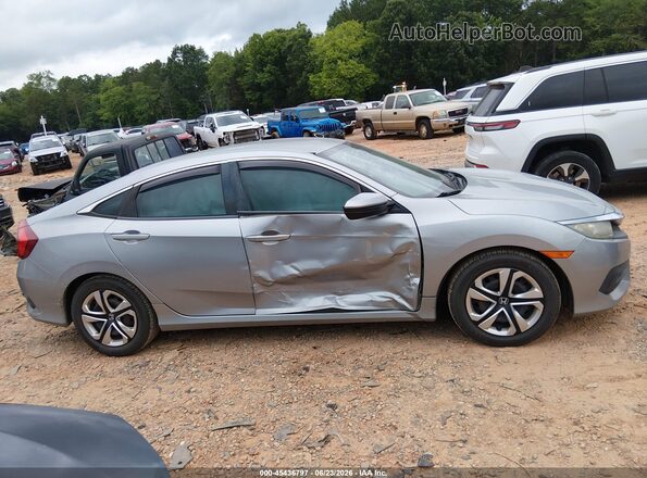 2HGFC2F53JH529893 2018 HONDA CIVIC Silver უკანა სალონის ხედი