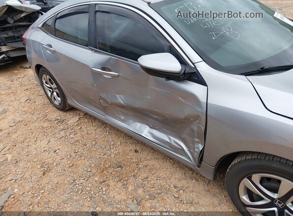 2HGFC2F53JH529893 2018 HONDA CIVIC Silver წინა ხედი