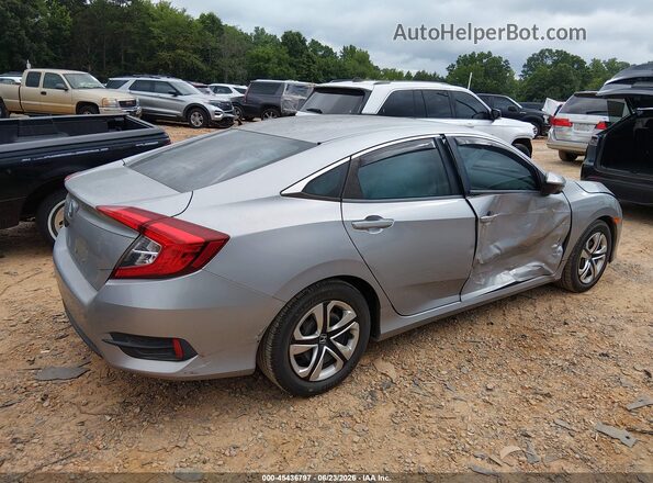 2HGFC2F53JH529893 2018 HONDA CIVIC Silver უკანა მარჯვენა