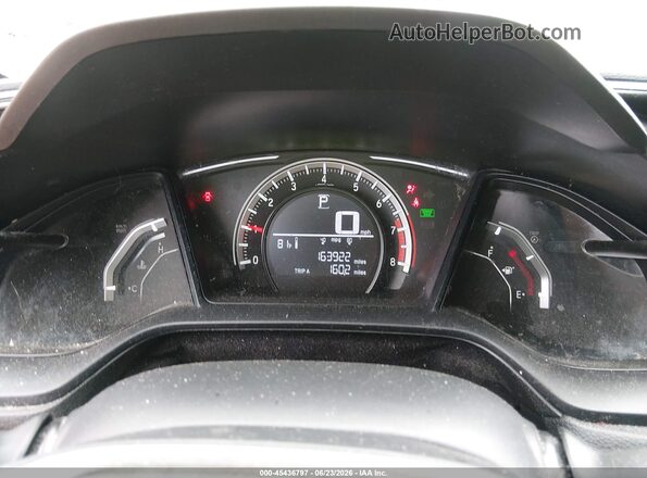 2HGFC2F53JH529893 2018 HONDA CIVIC Silver უკანა სავარძლების ხედი