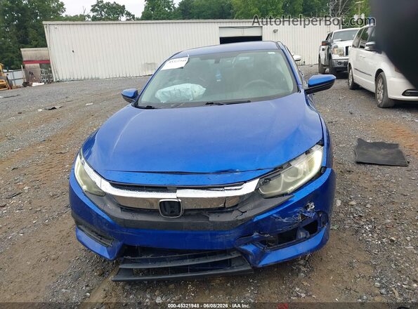 2HGFC2F53JH555586 2018 HONDA CIVIC Blue Սարքավորումների վահանակի տեսք