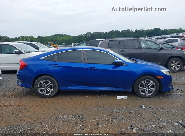 2HGFC2F53JH555586 2018 HONDA CIVIC Blue Սալոնի հետևի տեսք