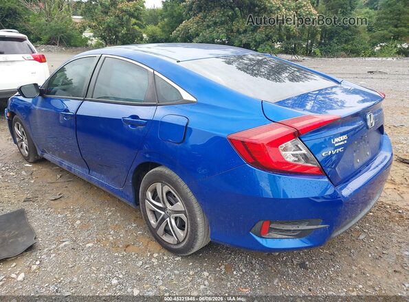 2HGFC2F53JH555586 2018 HONDA CIVIC Blue Հետևի ձախ