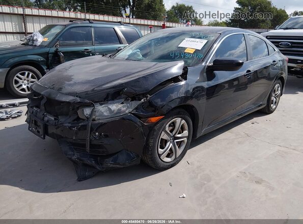 2HGFC2F53JH556365 2018 HONDA CIVIC Black Przód lewy