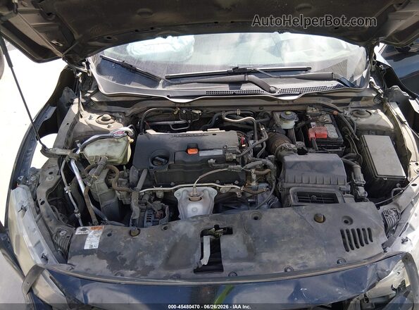 2HGFC2F53JH556365 2018 HONDA CIVIC Black Widok z tyłu