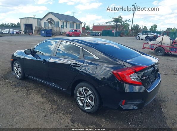 2HGFC2F53JH561453 2018 HONDA CIVIC Black Tył lewy