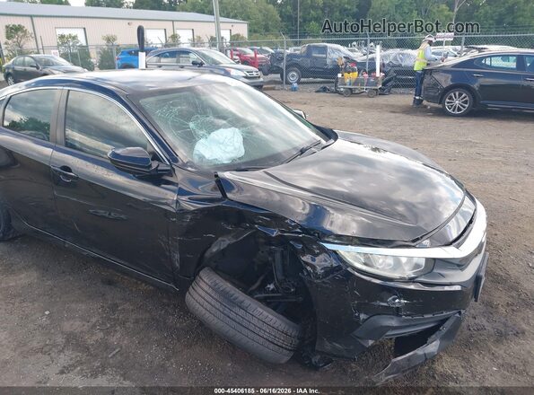 2HGFC2F53JH561453 2018 HONDA CIVIC Black Widok z przodu