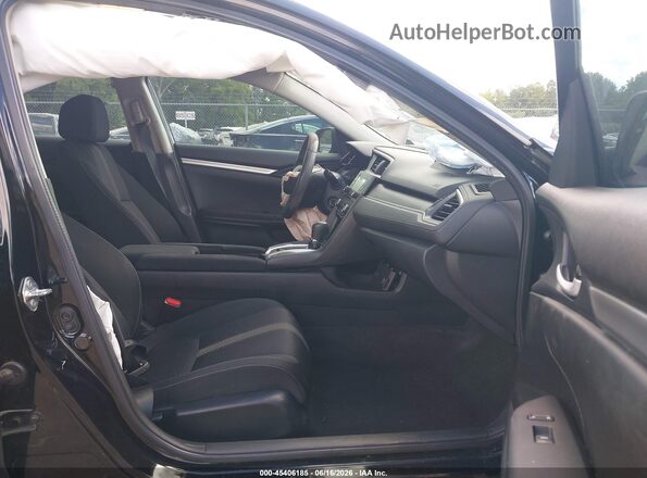 2HGFC2F53JH561453 2018 HONDA CIVIC Black Widok wnętrza z przodu