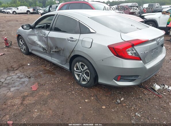 2HGFC2F53JH605225 2018 HONDA CIVIC Silver Задня ліва чверть