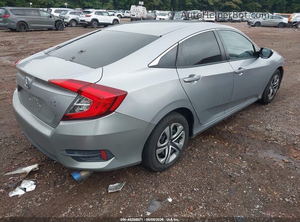 2HGFC2F53JH605225 2018 HONDA CIVIC Silver Задня права чверть