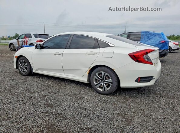 2HGFC2F54GH004611 2016 HONDA CIVIC White Trasero izquierdo